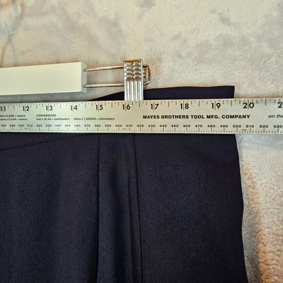 Danny & Nicole Womens 22W Navy Pant Suit Set Career office retro elastic waist - Picture 8 of 16